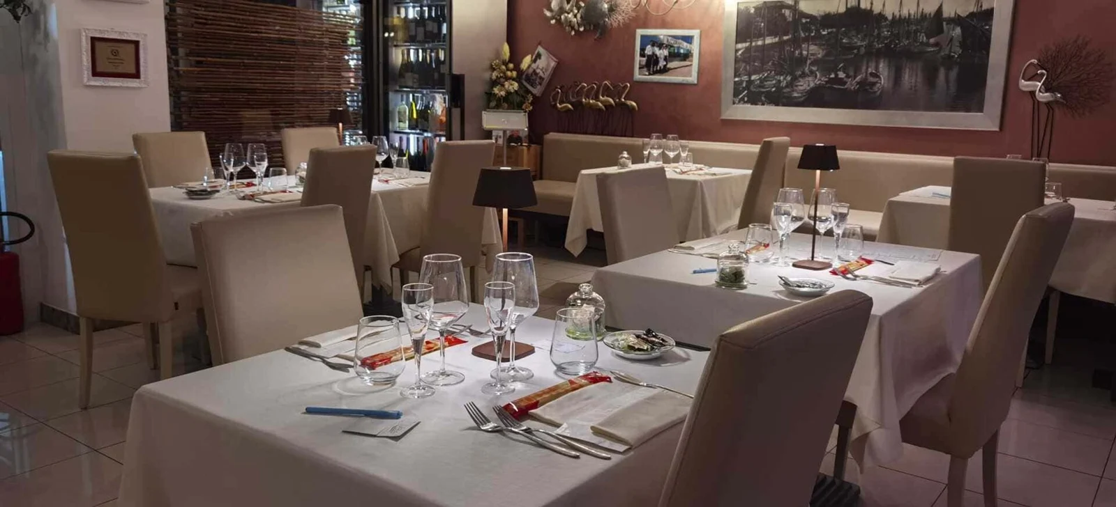 La sala del Ristorante Le Vele